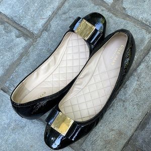 Cole Haan Patent Leather Flats Sz 10
